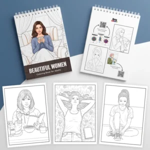 كتاب تلوين بتصاميم جميلة للنساء